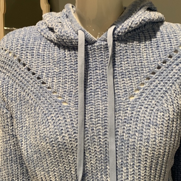 EUC Derek Heart Cropped Hooded Sweater • Size Small - Picture 3 of 8